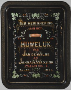 Huwelijks schilderij de Wilde